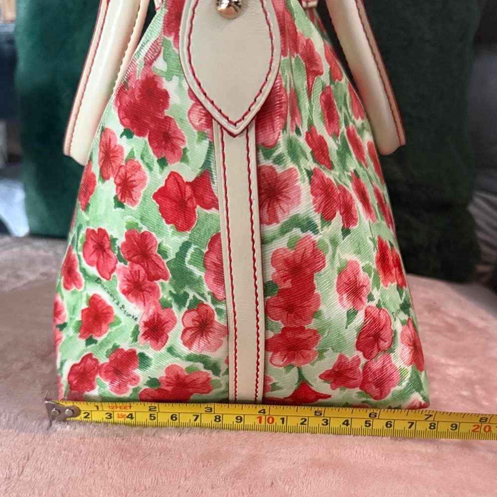 Dooney and Bourke Floral Satchel in coated cotton - Picture 8 of 8
